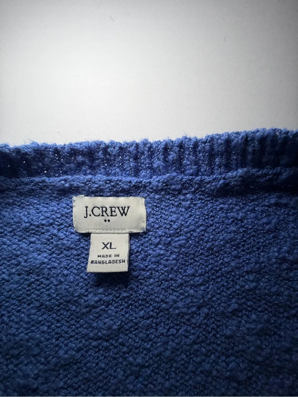 J. Crew Women's Blue V-Neck Sweater